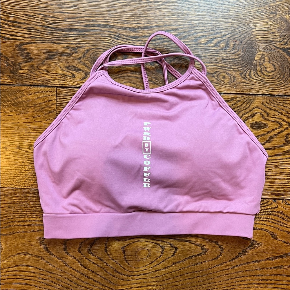 Pink Sports Bra